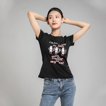 修身短袖女T恤 WG01301-2