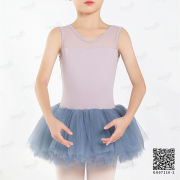 GG07110-2  无袖蓬蓬裙舞蹈服
