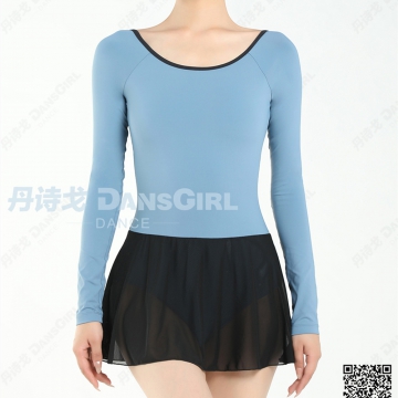 WG07269-AS 插肩袖带裙长袖体服